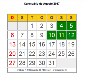 calendario