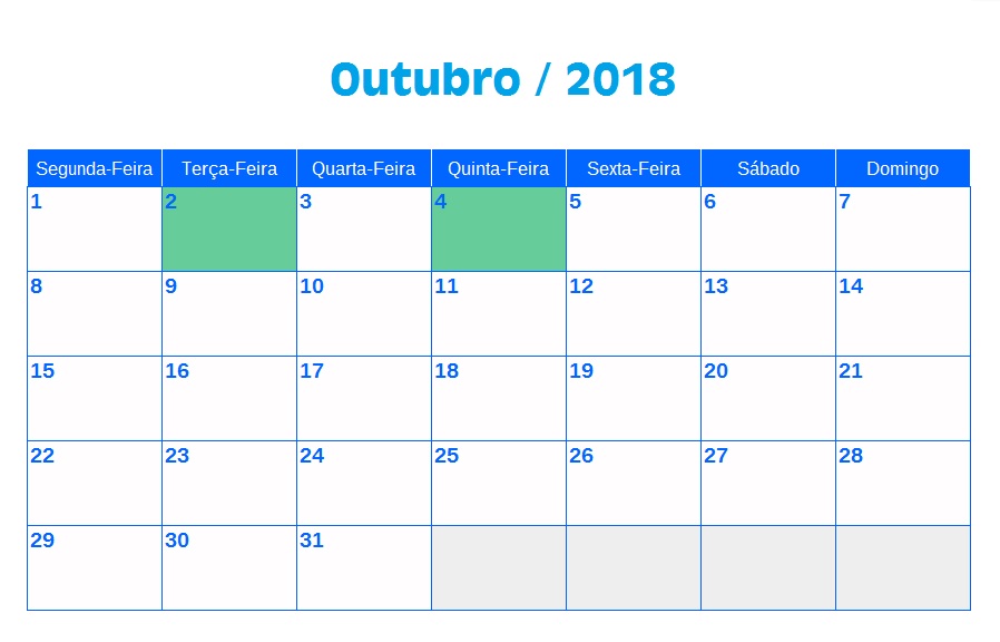 outubro