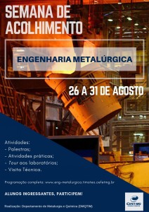 SEMANA DE ACOLHIMENTO ENGENHARIAMETALÚRGICA